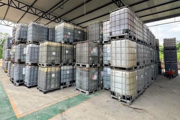 Aseguran más 800 mil litros de huachicol en Cunduacán, Tabasco