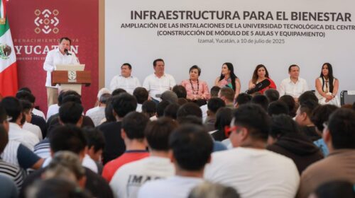 Díaz Mena anuncia ampliación de la UTC de Izamal