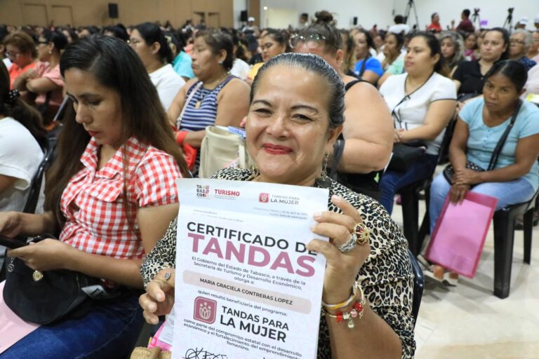 Gobierno de Tabasco empodera a 10 mil mujeres con las “Tandas para la Mujer”
