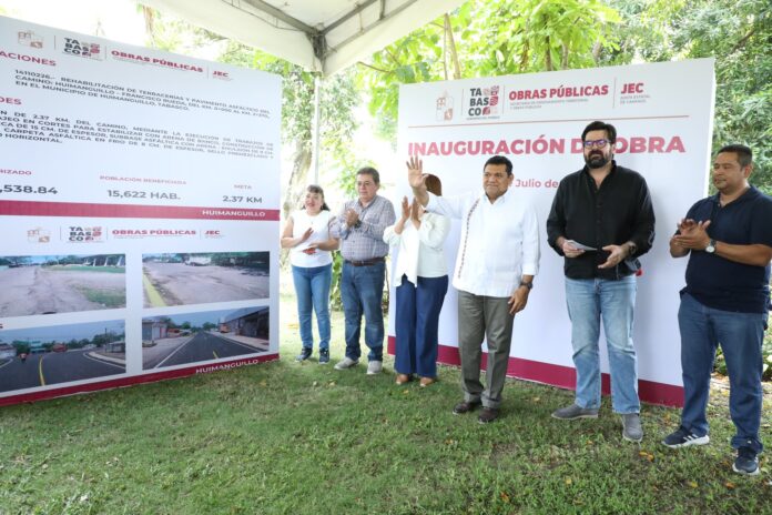 Gobierno de Tabasco invierte 200 mdp en el desarrollo de Huimanguillo