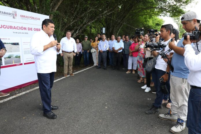 Gobierno de Tabasco invierte más de 17.5 mdp en obras para impulsar a Teapa