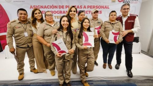 Mara Lezama concluye la basificación de personal de Vectores en Quintana Roo