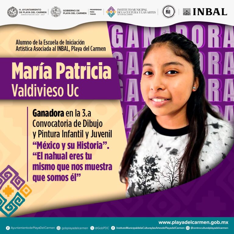 María Patricia Valdivieso ganó el 3er lugar “México y su historia”