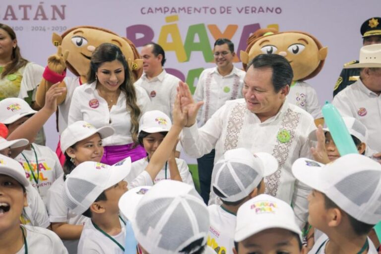 Niñas y niños de Yucatán disfrutan sus vacaciones con “Báaxal Paal Renacimiento 2025”