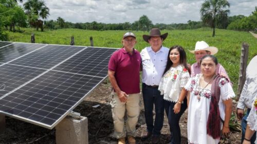Ponen en marcha un sistema de riego solar en Yucatán