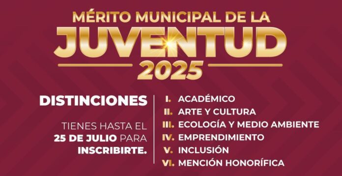 Premio Municipal de la Juventud Cozumel 2025.