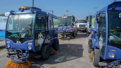 Realizan mega operativo de limpieza en colonia de Mérida