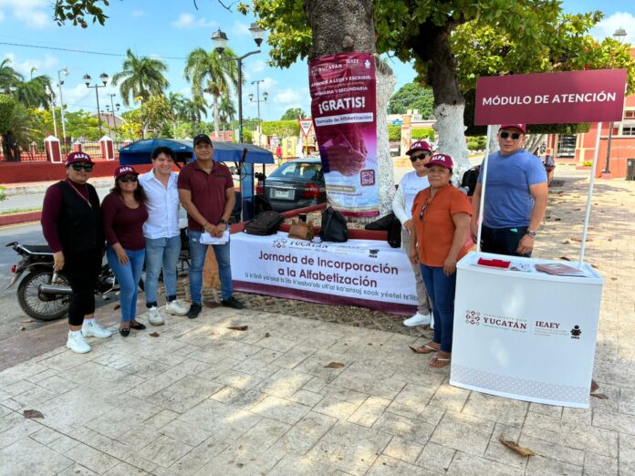 Yucatán su refuerza compromiso contra el analfabetismo