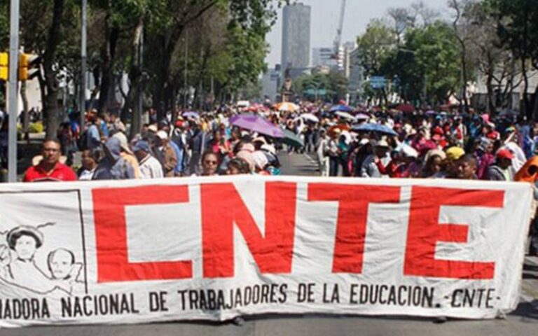 Amenaza la CNTE nueva “gran movilización” en la CDMX