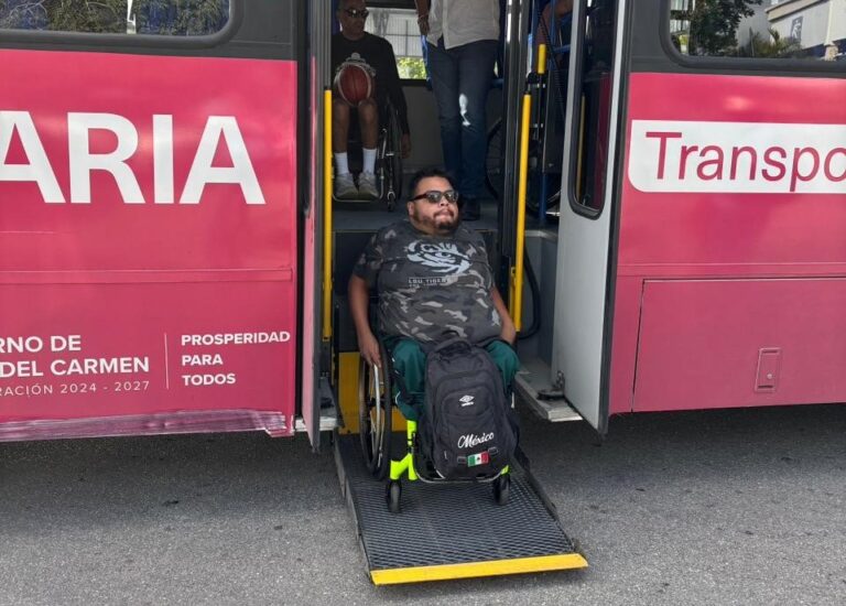 Playa del Carmen garantiza transporte adaptado a atletas del IMSS en torneo nacional