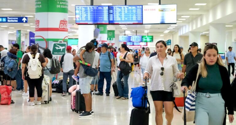 Aumenta tráfico aéreo en un 2.1% en el Aeropuerto Internacional de Cancún
