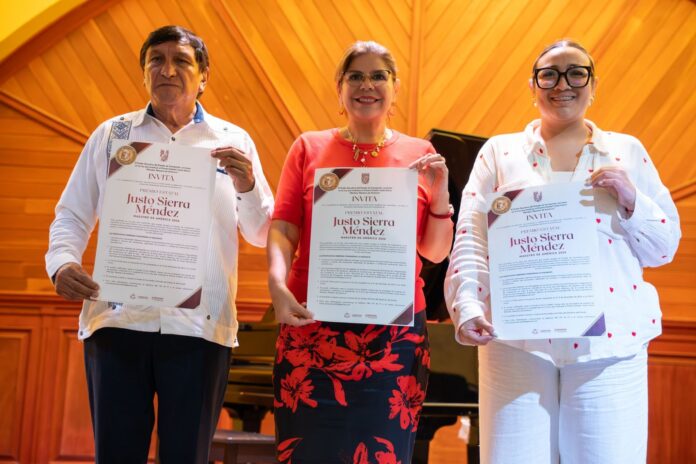 Anuncia la convocatoria al Premio Estatal «Justo Sierra Méndez”