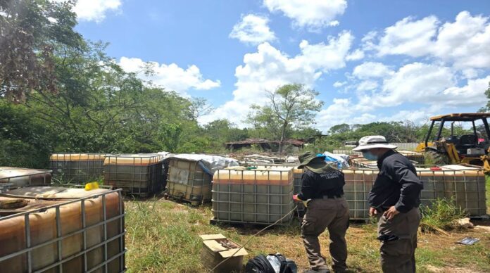 Aseguran 110 mil litros de “huachicol” en Umán, Yucatán