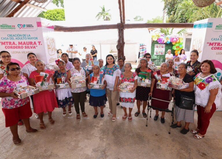 Puerto Morelos inaugura la Casa del Adulto Mayor “Mtra. Maura T. Cordero Silva”