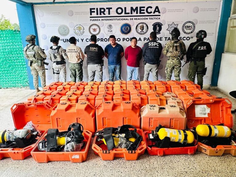 Detienen a dos “piratas” tras robo a plataforma marina de Campeche
