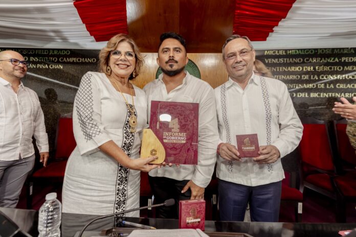 Entregan el IV informe de Gobierno de Layda Sansores en el Congreso de Campeche
