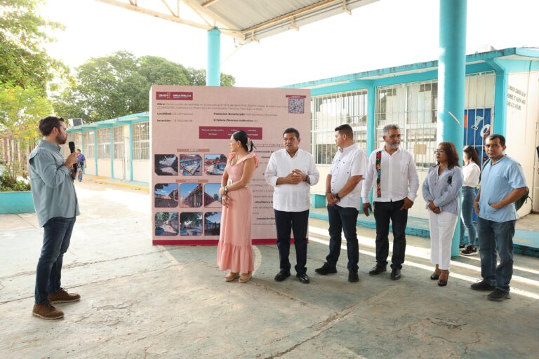 Gobierno de Tabasco ha invertido casi 3 mil mdp en obras pública en lo que va del año