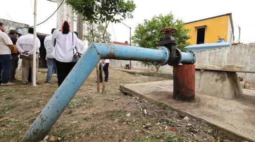 Gobierno de Tabasco rescata pozo para resolver escasez de agua en Nacajuca