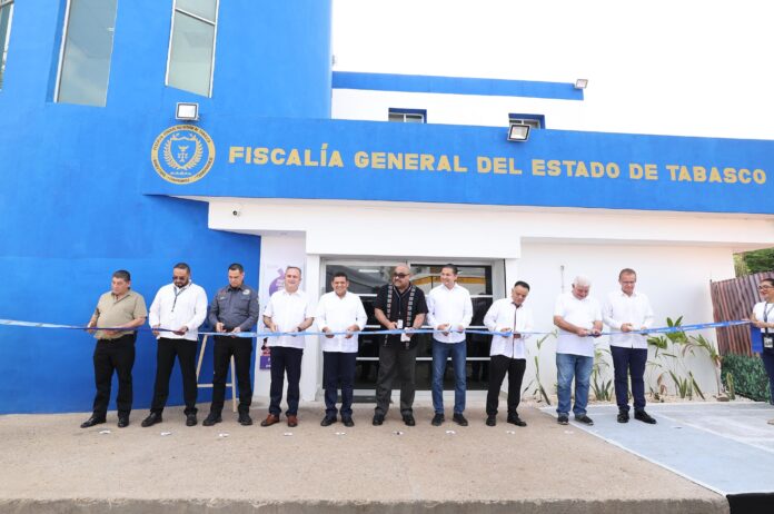 Javier May inaugura nuevo edificio de la Fiscalía General de Tabasco