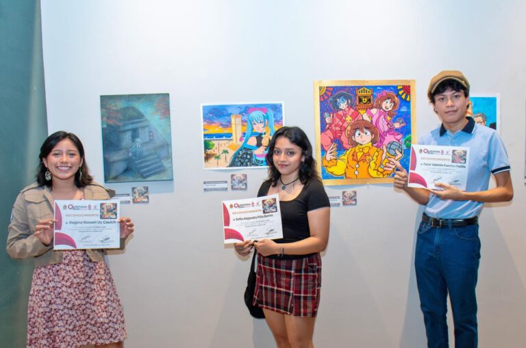 Jóvenes artistas de Cozumel inauguran la exposición “Manga Art Cozumel 2025”