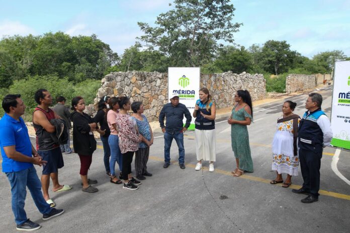 Mejoran las vialidades de San José Tzal, llevando justicia social al sur de Mérida