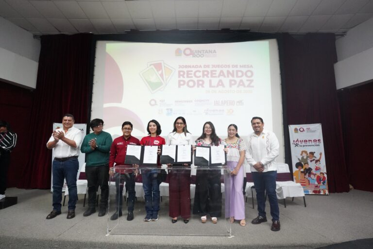 Juventudes de Quintana Roo participan en jornada “Recreando por la Paz”