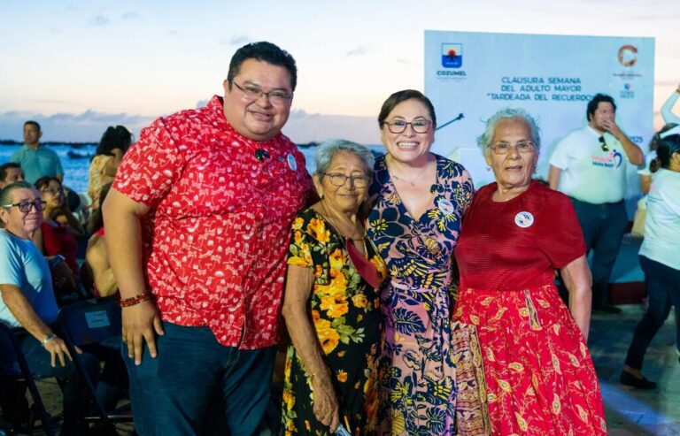 Cozumel cierra la Semana del Adulto Mayor con la “Tardeada del Recuerdo”