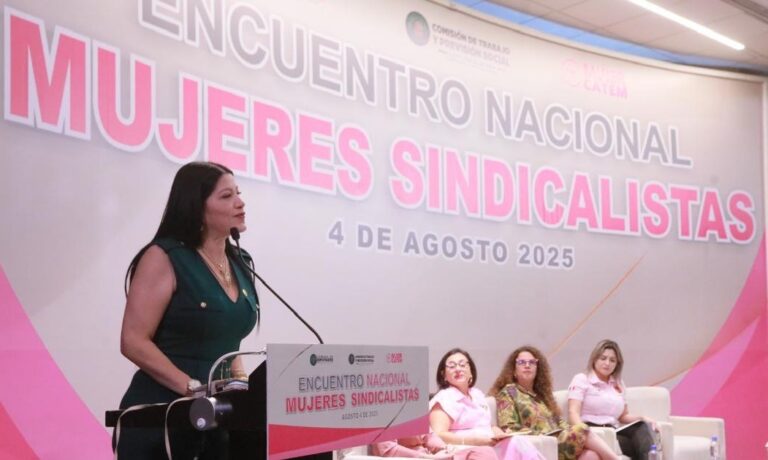 De los 3 mil 347 sindicatos que existen, solo 460 son dirigidos por mujeres, cifra alarmante a cinco años de la reforma laboral: Celia Fonseca