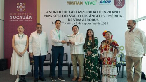 Anuncian el vuelo directo Mérida–Los Ángeles