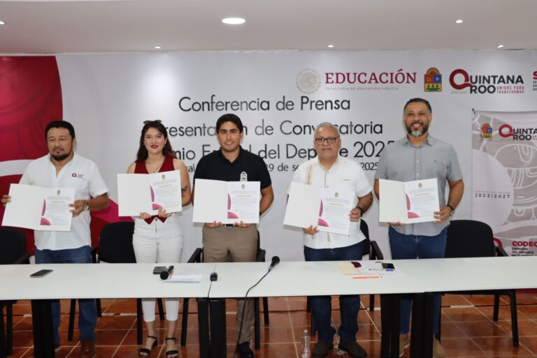 Quintana Roo lanza convocatoria para el ‘Premio Estatal del Deporte 2025’