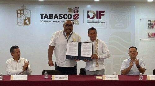 Trabajo en equipo por la seguridad de la niñez en Tabasco
