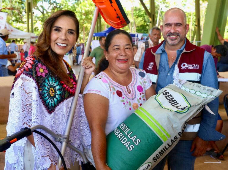 Mara Lezama impulsa al campo del sur de Quintana Roo con inversión superior a 157 millones de pesos