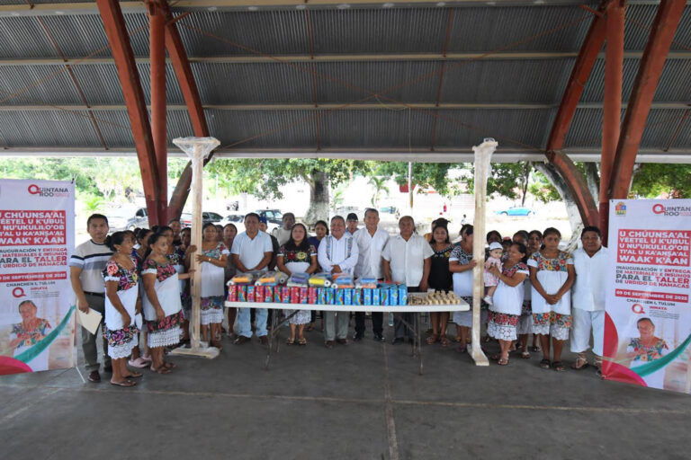 Mujeres mayas de Quintana Roo fortalecen su autonomía con talleres de urdido de hamacas