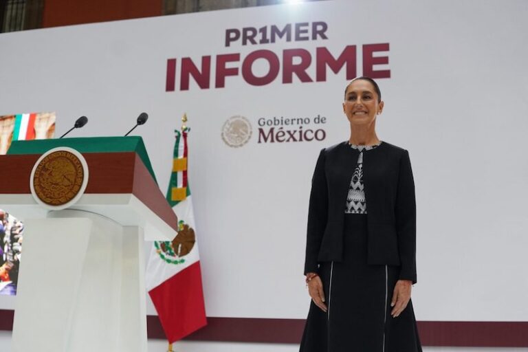 En su Primer Informe de Gobierno destaca Claudia Sheibaun reducción de la pobreza en 29.5%