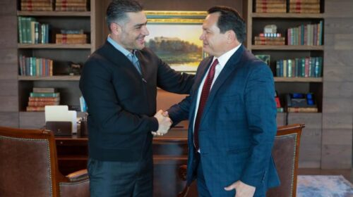 Díaz Mena se reúne con García Harfuch para refrendar su compromiso con la seguridad de Yucatán