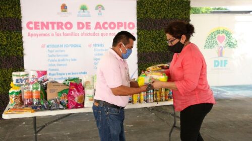 Habilitan centros de acopio en Quintana Roo para apoyar a damnificados por las lluvias