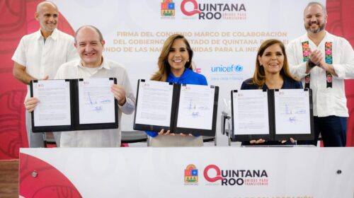 Quintana Roo fortalece la protección integral de la niñez con convenio con Unicef