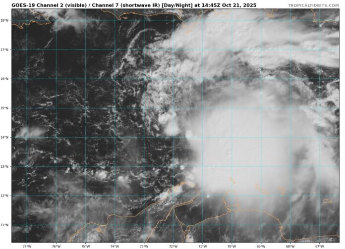 Se forma la tormenta tropical 'Melissa' en el Atlántico;