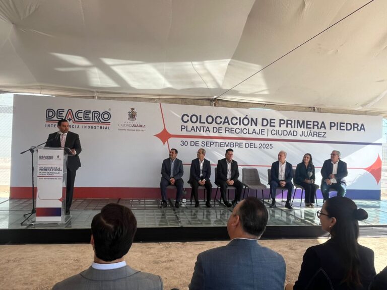 Inaugura DEACERO nueva planta de reciclaje en Chihuahua