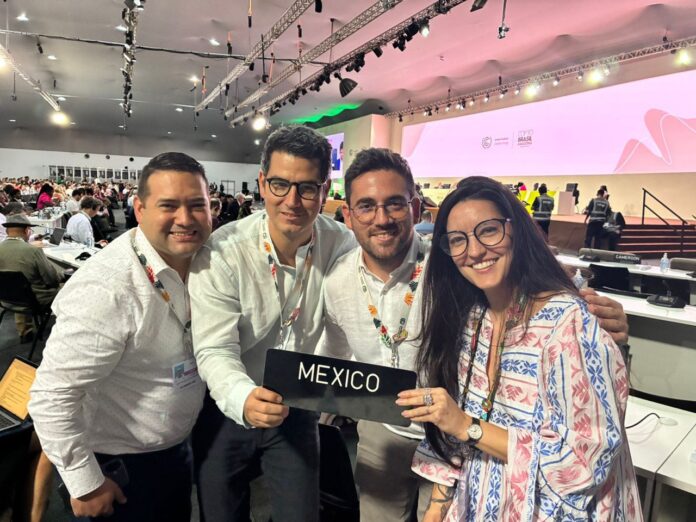 Óscar Rébora posiciona la agenda ambiental de Quintana Roo en la COP bajo el liderazgo de Mara Lezama