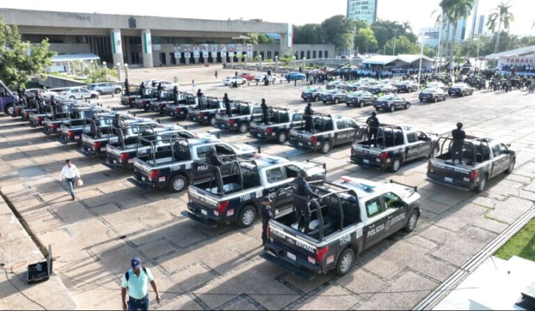 Gobierno de Tabasco blinda Villahermosa con nuevas patrullas