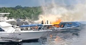 Cinco marinos resultan heridos tras explosión de embarcación en Cozumel