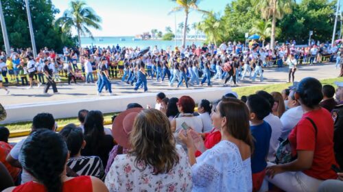 Conmemoran el 115 aniversario de la Revolución Mexicana en Chetumal