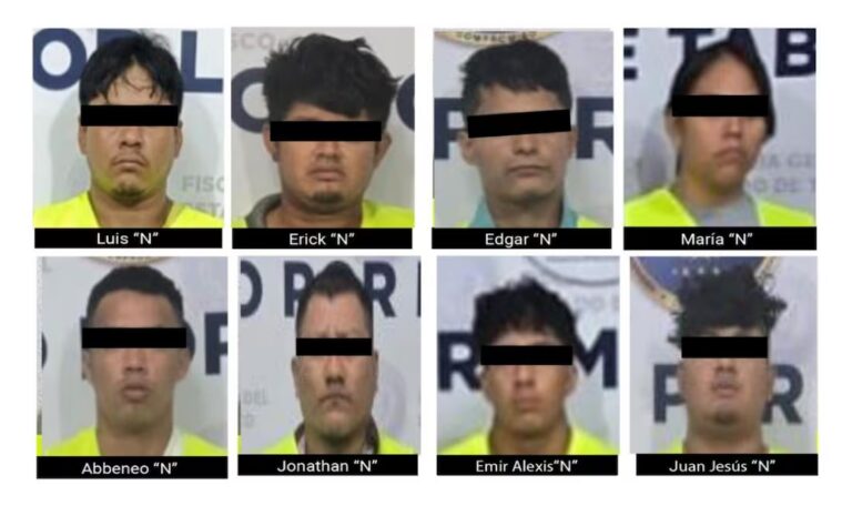 Fuerzas federales detienen a “El Topo” y 7 más en Tabasco