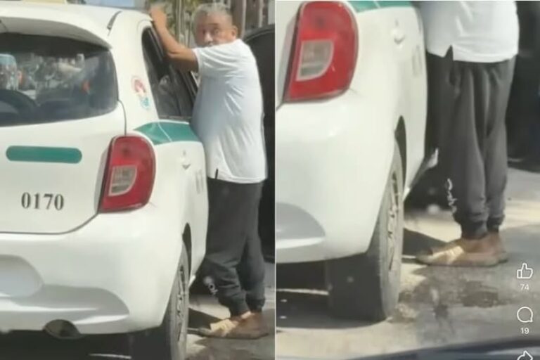 Investigan denuncia contra taxista de Cancún; fue grabado mientras orinaba en la calle
