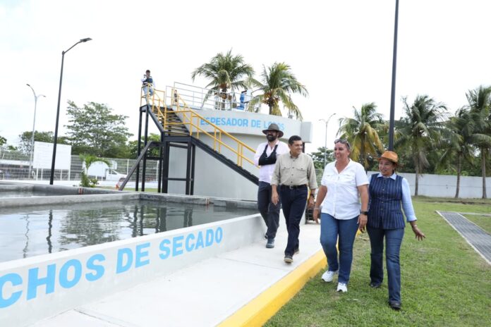Javier May entrega ampliación de Planta Potabilizadora de Cunduacán