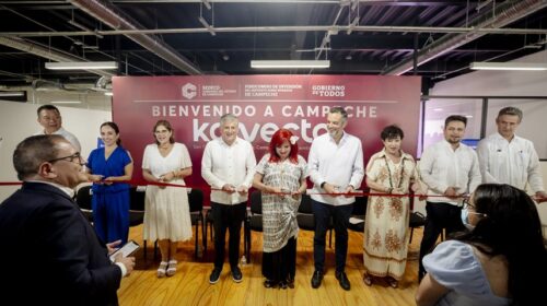 Layda Sansores inaugura nuevo centro de contacto de “Konecta Campeche”