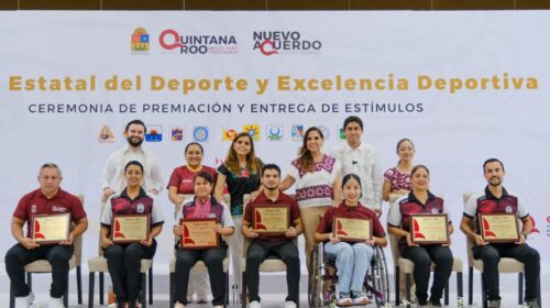 Mara Lezama entrega el Premio Estatal del Deporte 2025