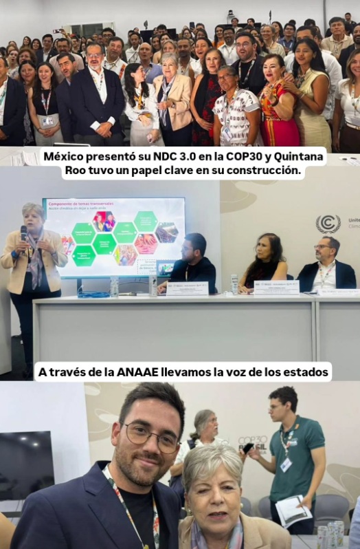 México presenta la NDC 3.0 en la COP30; reconoce el papel decisivo de los estados en la agenda climática nacional