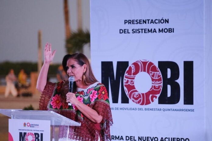 Presentan el Sistema de Movilidad del Bienestar Quintanarroense MOBI